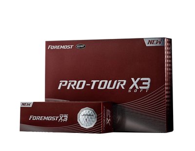 青松高爾夫 2020~ FOREMOST PRO-TOUR X3 SOFT 3PS 高爾夫球 $1050元