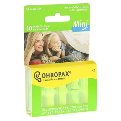 【附發票】德國 Ohropax Mini Soft 隔音消音抗噪舒適耳塞 CE歐盟認證 20617