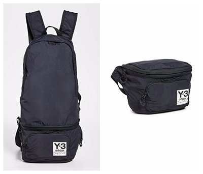 【BJ.GO】Adidas Y-3 山本耀司_Y-3 PACKABLE BACKPACK 時尚折疊後背包/斜背包/腰包