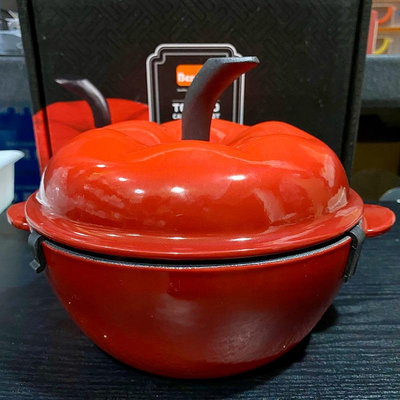 德國 BERNDES 寶迪鑄鐵鍋【番茄紅鑄鐵鍋】保溫鍋具湯鍋