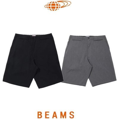 現貨熱銷-BEAMS JAPAN 日本制紅繩防水機能寬松闊腿西褲短褲 滿千免運