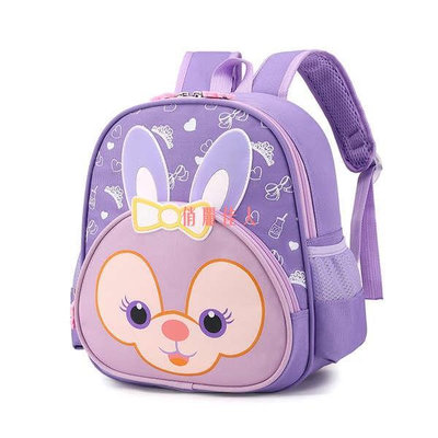 幼兒園兒童書包男童女孩可愛卡通兔子後背包中小班輕便減負小背包