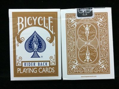 [fun magic] 棕色單車牌 咖啡色單車牌 棕色BICYCLE撲克牌 咖啡色BICYCLE撲克牌 棕色單車撲克牌