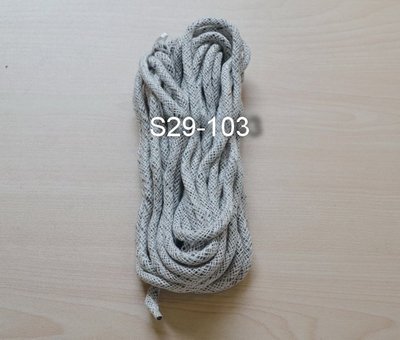 *巧巧布拼布屋*日本進口~#S29-103--直徑5mm灰色提帶棉繩小提把縫紉材料/手提把
