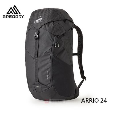 -滿3000免運-[雙和專賣店]GREGORY 24L多功能登山背包/ARRIO/GG136974/碳黑