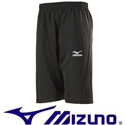 鞋大王Mizuno 32TB-750109 黑色 針織短褲(L號股下27.5公分)【特價599元，免運費】