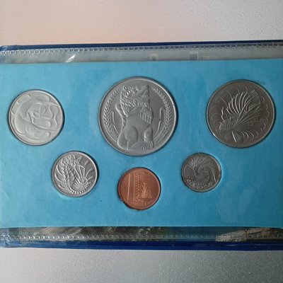 【MarsC】新加坡1981年套幣紀念幣-1分.5分.10分.20分.50.分.1元