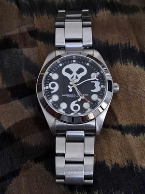 ROBERTA SCARPA 磷光銀色男士自動機械手錶 競標商品