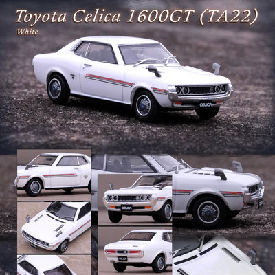 車模 仿真模型車INNO 1:64 豐田 CELICA 賽利卡 1600GT TA22 白色 合金汽車模型