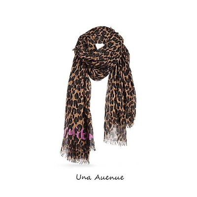 Una Avenue*巴黎代購 LV 豹紋圍巾 Leopard披巾 M72215 M75032 M75254 蕭亞軒著用