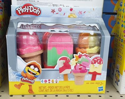5/30前 Play-Doh 培樂多 廚房系列 小冰櫃冰品組 冰淇淋 Tdii Cdfi