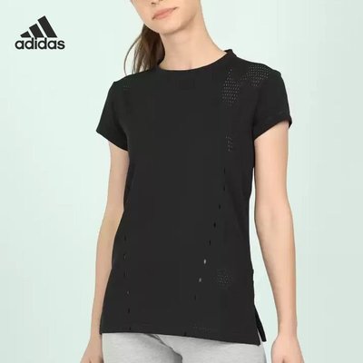 100原廠％Adidas愛迪達運動短袖女ENGINEERED TEE 跑步速干透氣健身T恤 DX7532