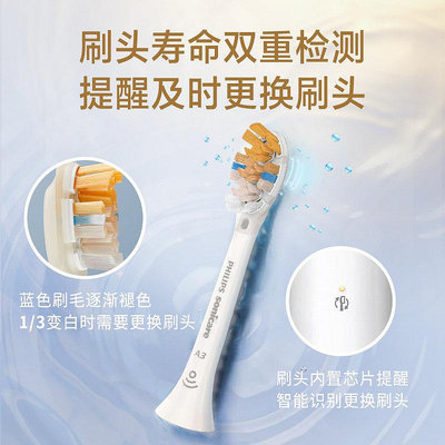 現貨 【自營】飛利浦尊享系列智能高定電動牙刷刷頭HX9093適配HX9996