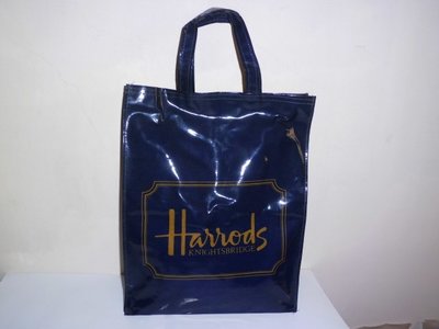 Harrods 手提袋 ( 環保袋 ) MADE IN U.K. 2030 50% COTTON 50% P.V.C.