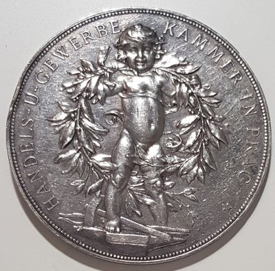 捷克銀章1800 o j (1848) Czech Chamber in Preque Silver Medal.