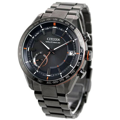 預購 CITIZEN CC3085-51E 星辰錶 44mm ATTESA GPS電波 黑色面盤 黑色鈦金屬錶帶 男錶