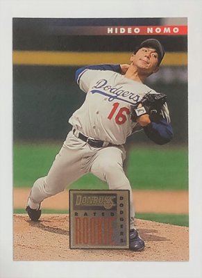 [MLB]1995 Donruss Rated 野茂英雄 Hideo Nomo RC 新人卡