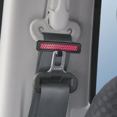愛淨小舖-【 EE-106】日本精品 SEIKO 安全帶固定夾-紅 (2入)車用安全帶夾 金屬安全帶鬆緊扣固定夾