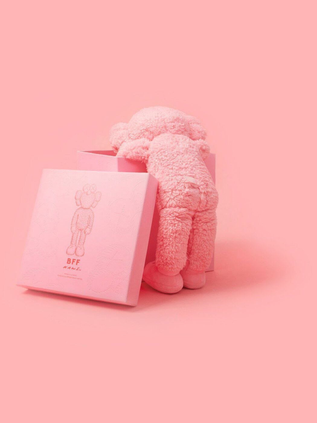 已到貨KAWS BFF 粉紅色Plush Pink | Yahoo奇摩拍賣