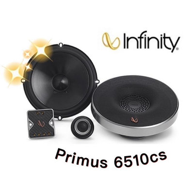 🔥原廠🔥現貨🔥【Infinity 哈曼】Primus 6510cs 車用喇叭 6.5吋 汽車音響 二音路 240W 分音喇叭