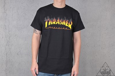 【HYDRA】Thrasher BBQ Flame T-Shirt 真實 火焰 街頭 滑板 短T【TS49】