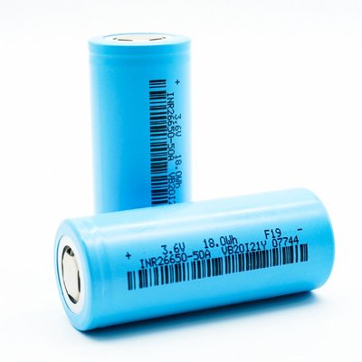 特價！INR26650三元鋰離子電池 3.6V1.8wh手電筒充電電芯