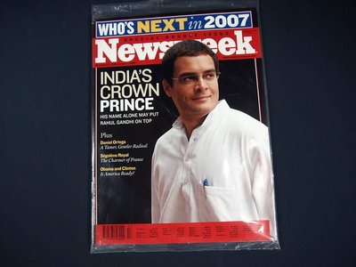 【懶得出門二手書】英文雜誌《Newsweek》INDIA'S CROWN PRINCE 2006.12.25 (無光碟)│全新(21F32)
