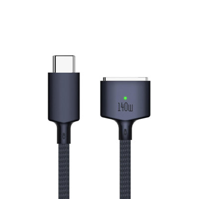 140W/2m筆電磁吸充電線 USB-C 對 MagSafe3 連接線蘋果數據線