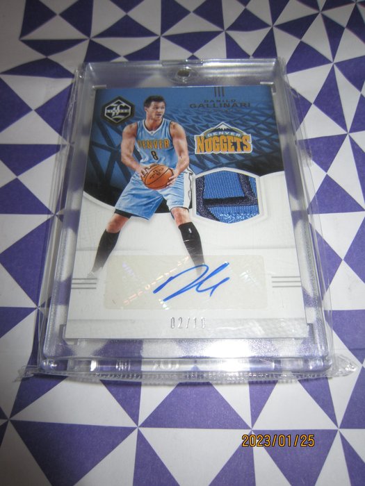 NBA Gold Refractor Danilo Gallinari RC | www.b2bcleaning.com.au