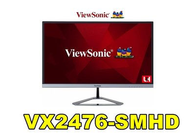 【UH 3C】ViewSonic 優派 VX2476-SMHD 24吋 AH-IPS 顯示器 液晶螢幕 內建喇叭