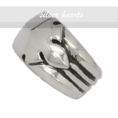 【SILVER HEARTS】Goro's Chrome Hearts克羅心Fleurknee Single純銀戒指指環