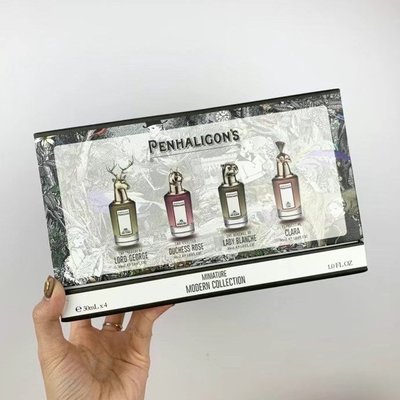 Penhaligon's潘海利根獸首香水禮盒 香水組合 香水套裝 男香 女香 四件套 麋鹿+孔雀+獵豹+貓4*30ml