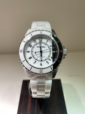 【 大西門鐘錶 】香奈兒 J12 H6515 38MM 特殊黑白配色瓷機械腕錶