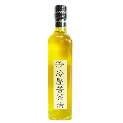 【白裏透紅】冷壓苦茶油(500ml/罐)