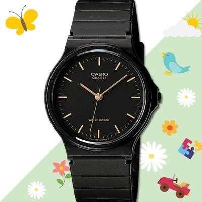 【促銷款】CASIO手錶專賣店 國隆 MQ-24-1E 黑面金丁字 數字指針學生錶(另MW-59 LQ-139)