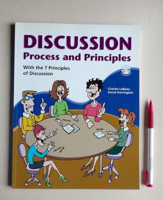 會議英語 討論(DISCUSSION Process & Principles《7 Principles of Discussion》書和CD全新未使用