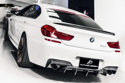 【政銓企業有限公司】BMW F06 F12 F13 MTECH 專用 FDGT 高品質 抽真空 卡夢 四出 後下巴 現貨