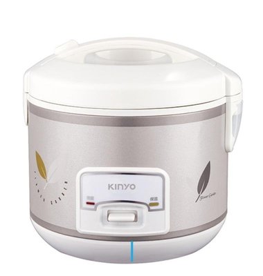 kinyo 六人份3L電子鍋 REP-12 小家庭首選 輕鬆簡易 蒸煮兩用 自動保溫 附飯匙、量杯、蒸盤-【便利網】