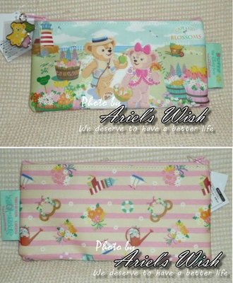 Ariel's Wish-日本東京迪士尼Duffy達菲熊Shelliemay雪莉玫鉛筆盒筆袋收納袋化妝包-最後絕版斷貨品