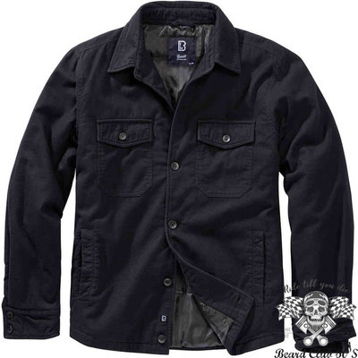 ♛大鬍子俱樂部♛ Brandit ® Lumber Jacket 德國 工裝風格 伐木工 保暖 外套 黑色
