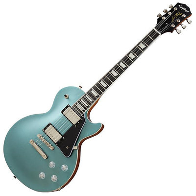 最新款 EPIPHONE Les Paul Modern Faded Pelham Blue 電吉他-原廠公司貨