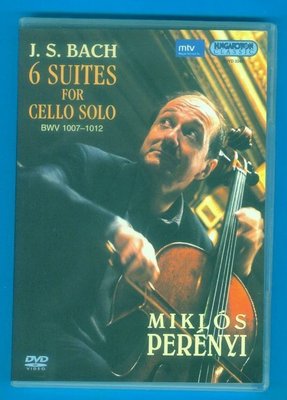 音樂居士新店#BACH Cello Suites 巴赫：大提琴無伴奏組曲 佩雷尼斯 D9 DVD
