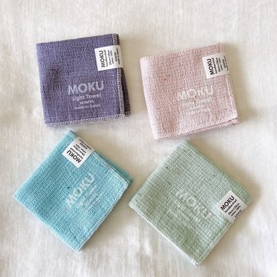 乾媽店。春夏新色登場！！日本製 Kontex MOKU系列 今治 手帕 手巾 小方巾 輕薄 吸水