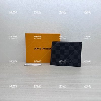 30年老店 預購 LOUIS VUITTON MARCO 錢包 棋盤格 灰黑 4卡 零錢 男夾 皮夾 N63336 LV
