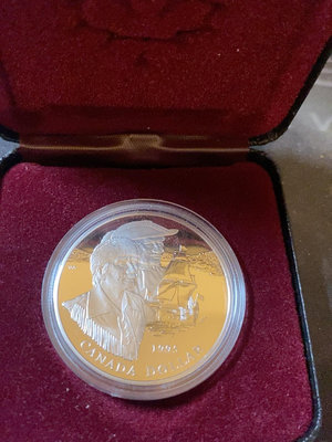 【二手】 加拿大1995年哈德遜灣公司成立325周年精制銀幣 盒證793 錢幣 紙幣 硬幣【經典錢幣】