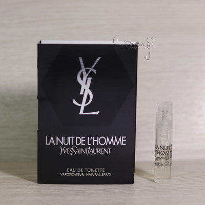 YSL 聖羅蘭 天之驕子 夜幕版 LA NUIT DE L'HOMME 男性淡香水 1.2ml 可噴式 試管香水 全新