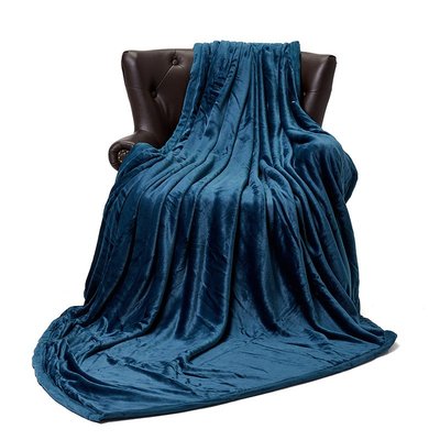 Lively毯 秋冬北歐風法蘭絨毯子雙層加厚6斤重包邊加絨空調蓋毯