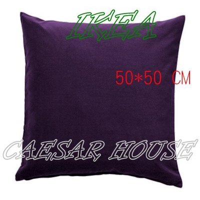 ╭☆卡森小舖☆╮【IKEA】SANELA 紫色絨棉質感50*50抱枕套 (不含抱枕心) 絨棉質-限量優惠