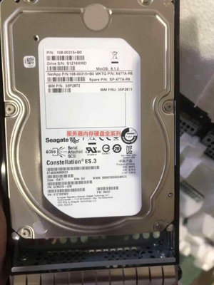 NetApp X477A-R6 4T 4TB SAS SP-477A-R6 DS4243 DS4246存儲硬碟