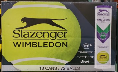 【小如的店】Slazenger 桶裝網球(每箱18桶/共72顆)台灣最高比賽.溫布頓指定用球/ITF國際網球總會認可球